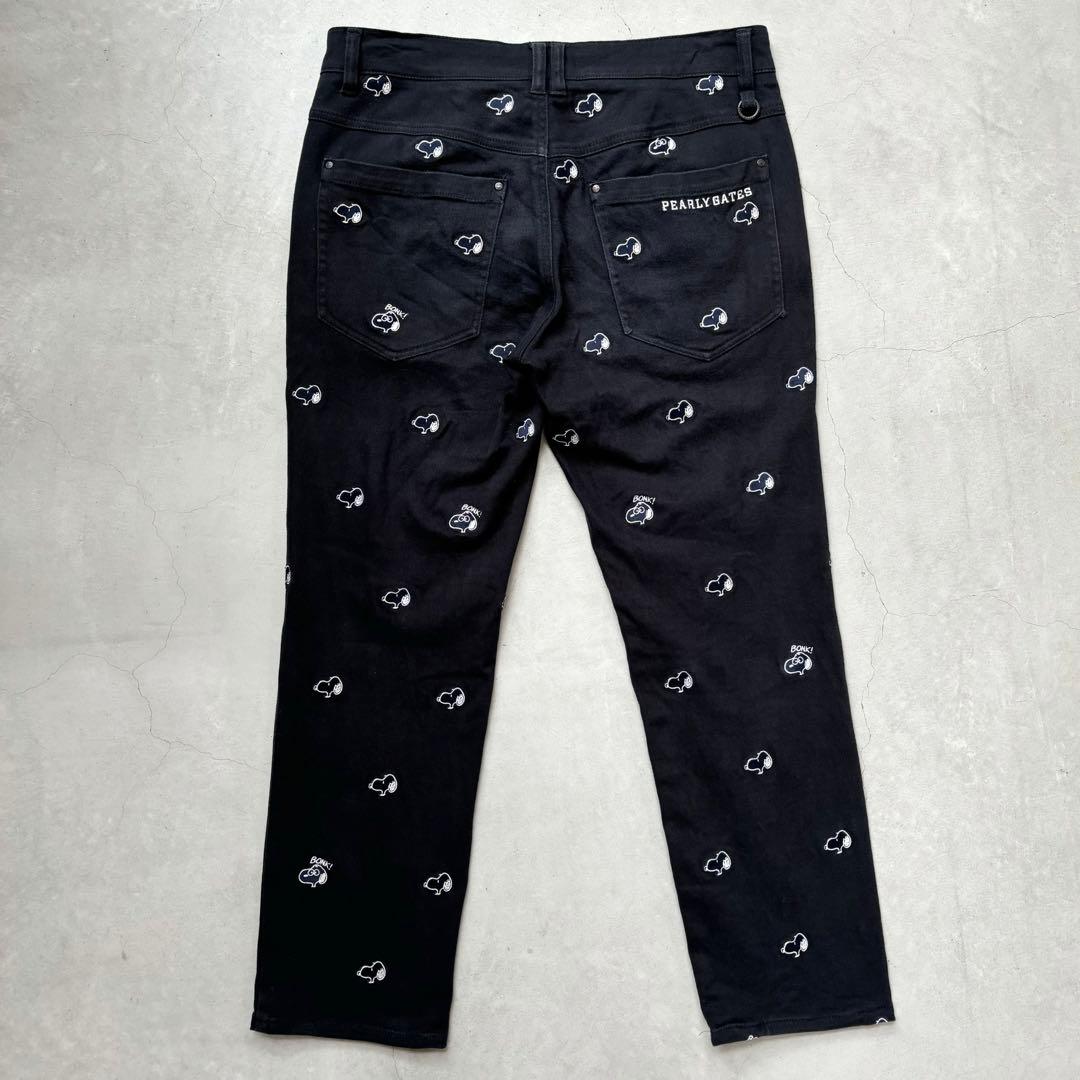 PEARLY GATES SNOOPY Peanuts ストレッチロングパンツ