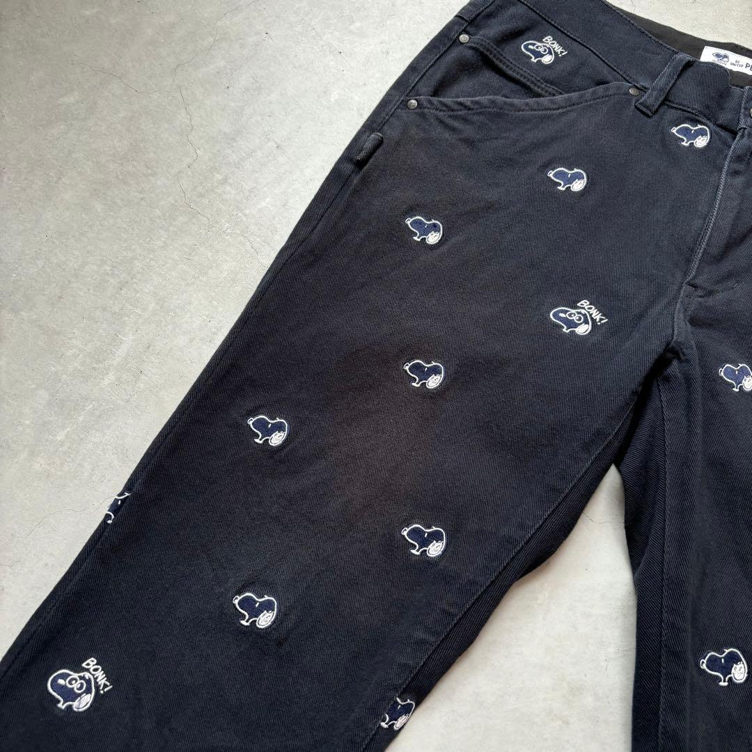 PEARLY GATES SNOOPY Peanuts ストレッチロングパンツ