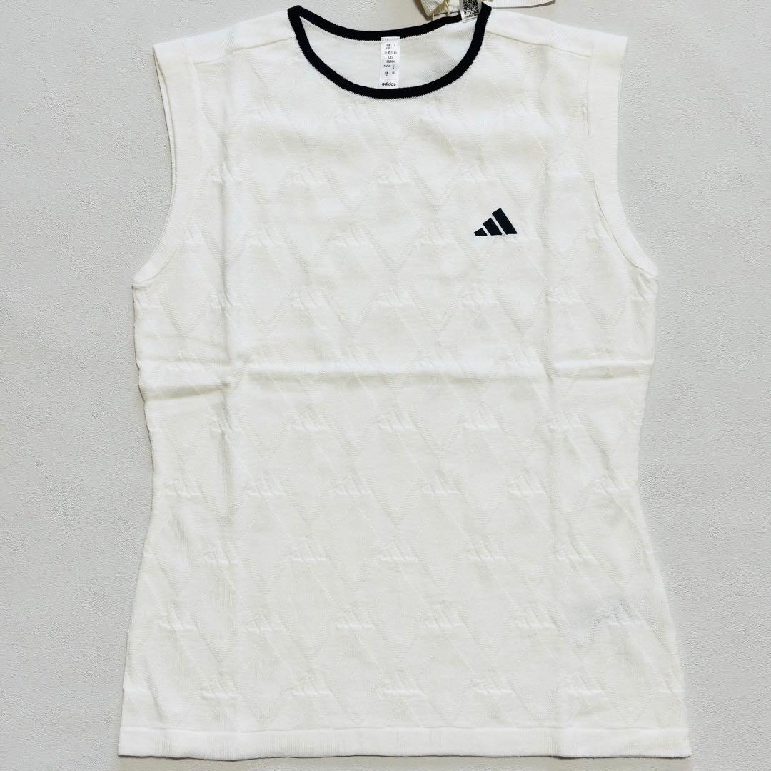【新品】adidas アディダス　ゴルフウェア　セットアップ　レディースS　白