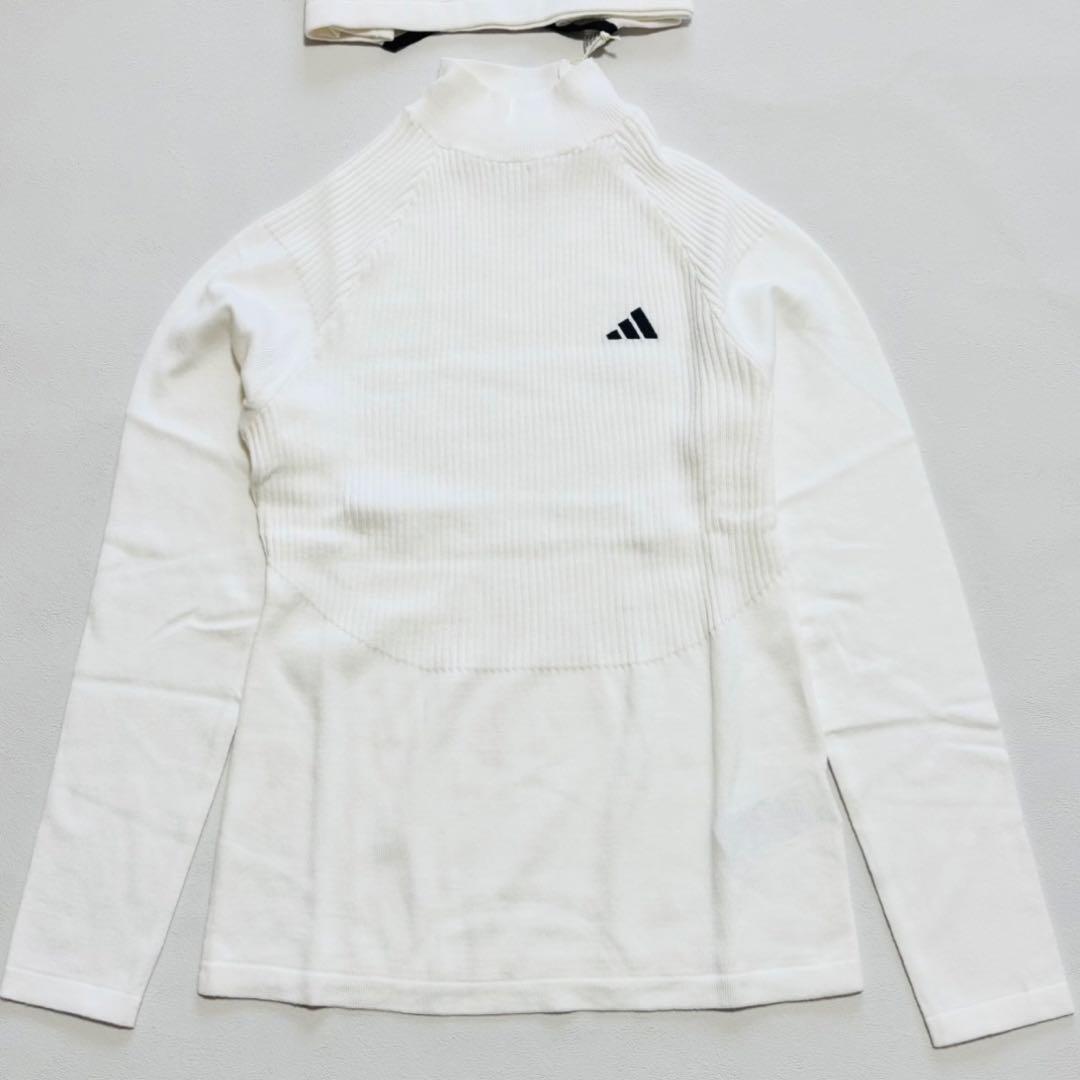 【新品】adidas アディダス　ゴルフウェア　セットアップ　レディースS　白