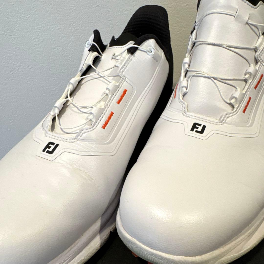 【値下済】 FootJoy ゴルフシューズ ホワイト×ブラック