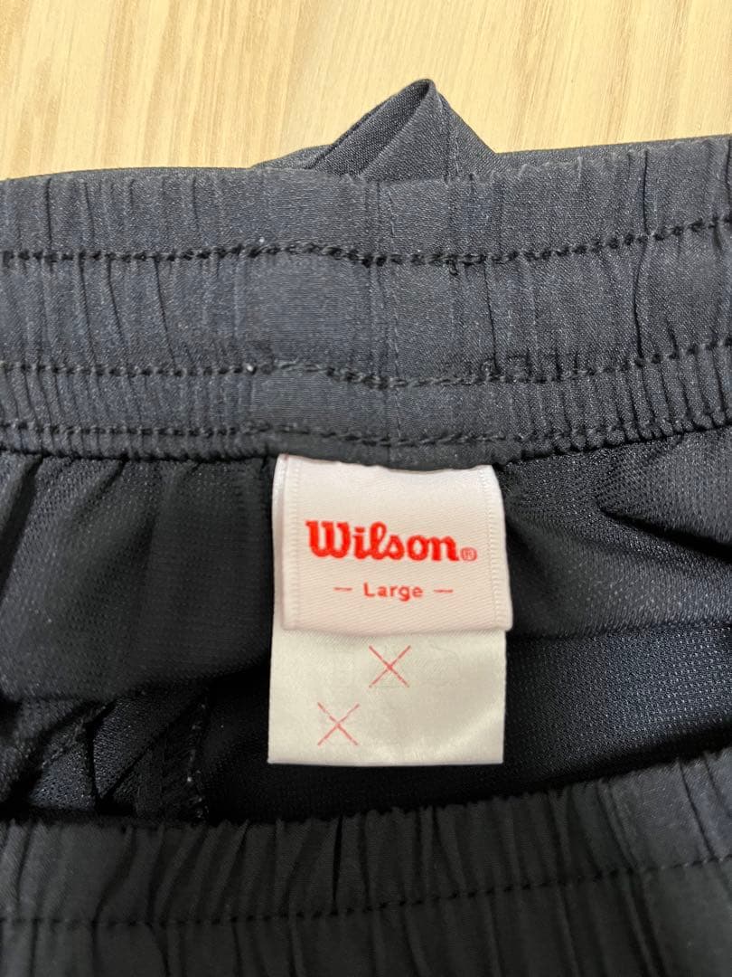 Wilson 黒パンツ Lサイズ　7部丈　バドミントン