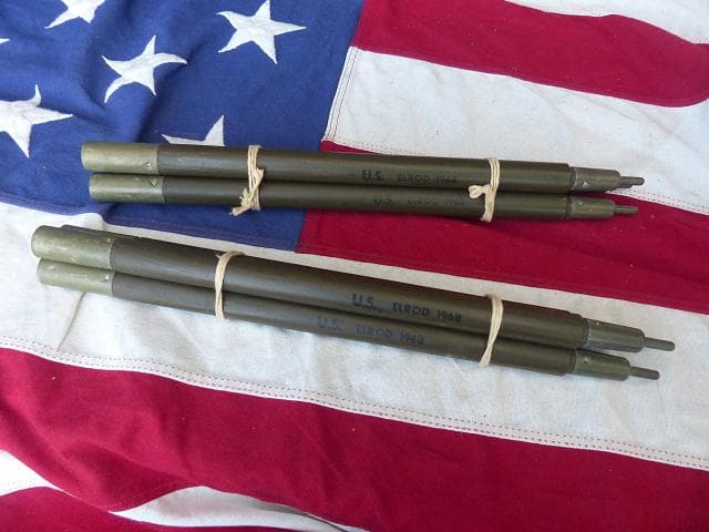 1968” 米軍実物 ナム戦 デッド!　テントポール　6本セット 軍幕 254