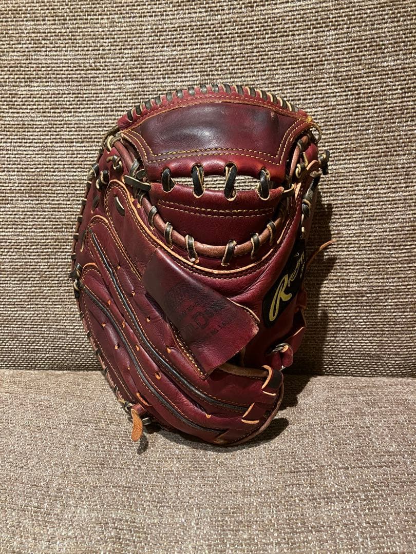 Rawlings by asics/硬式キャッチャーミット/ダークレッド