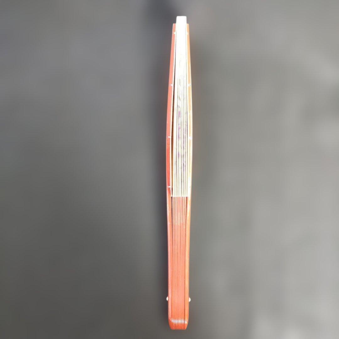 舞扇 (96) 新品未使用 美品 表裏手描柄違い 約29cm 美術品 工芸品