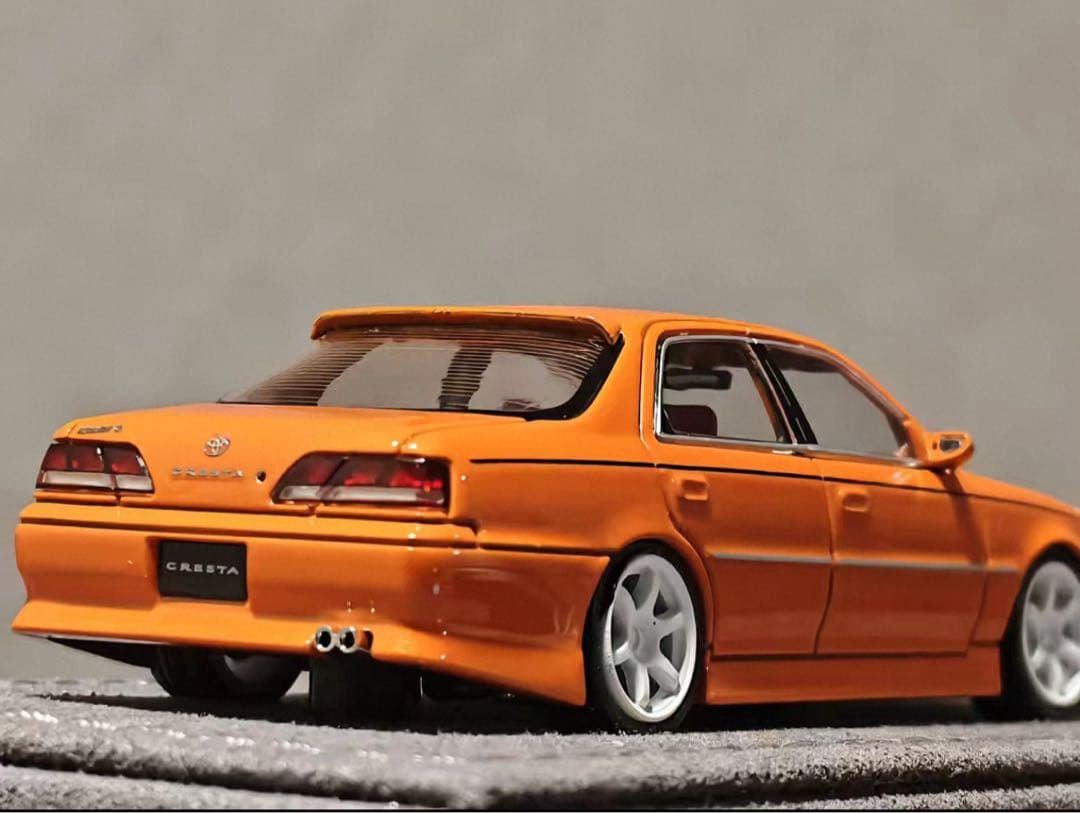 【展示会限定999台】Mortal 1/64 Toyota Crestaオレンジ