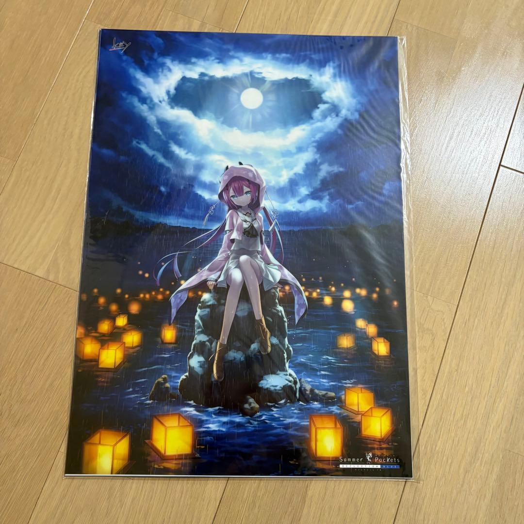 Summer Pocket key A3クリアポスター コミケ セット