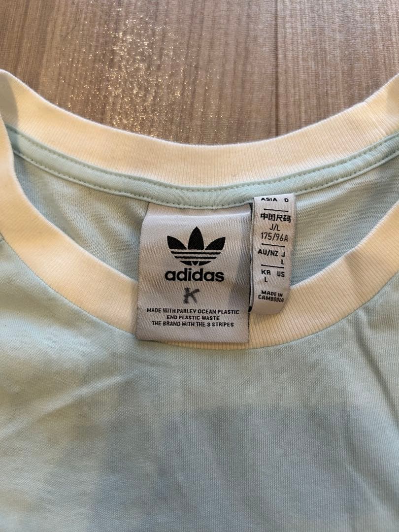 adidas originals Tシャツ ショーツ ミントグリーン メンズL