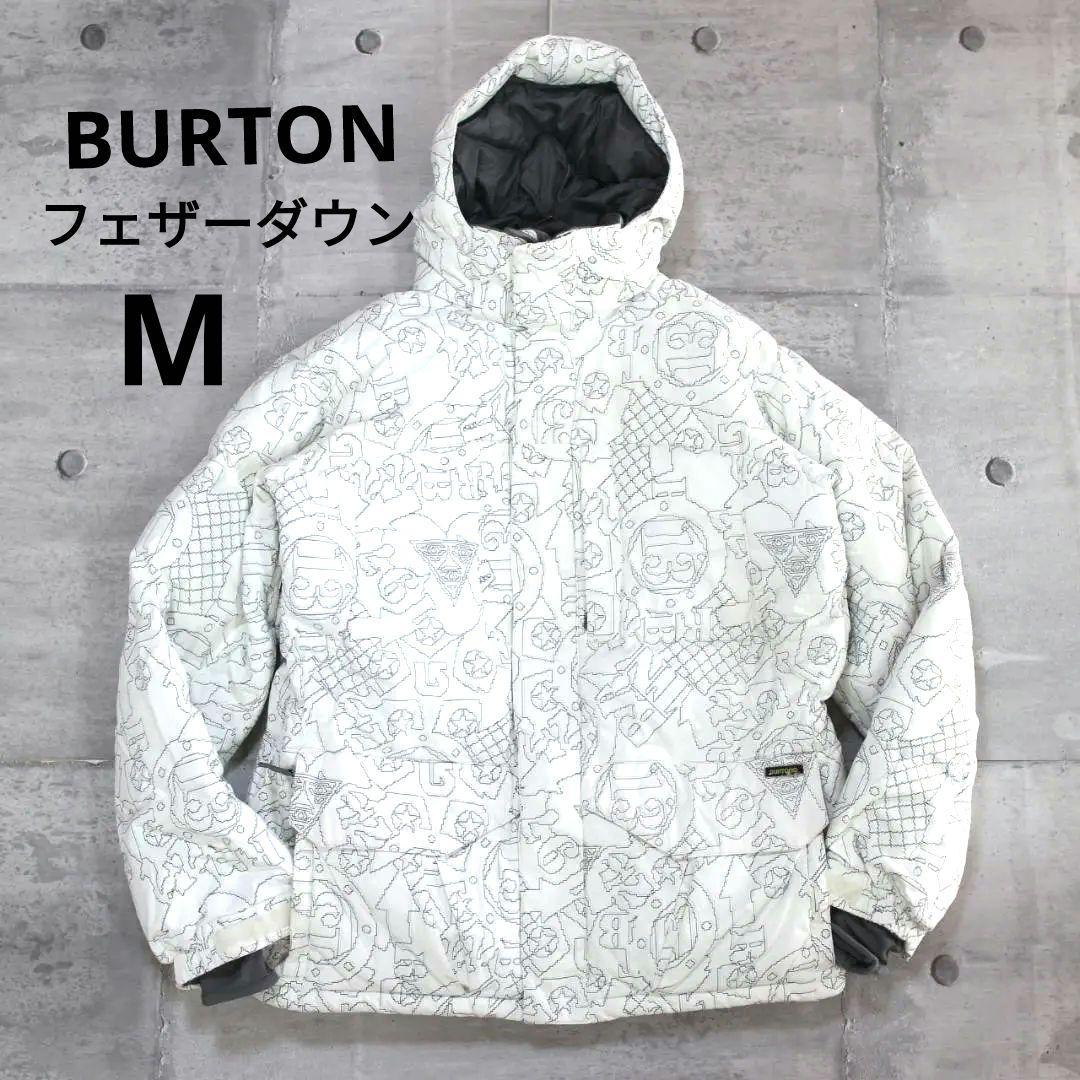 【美品 極暖 フェザーダウン】高機能 高撥水【M】BURTON スノージャケット