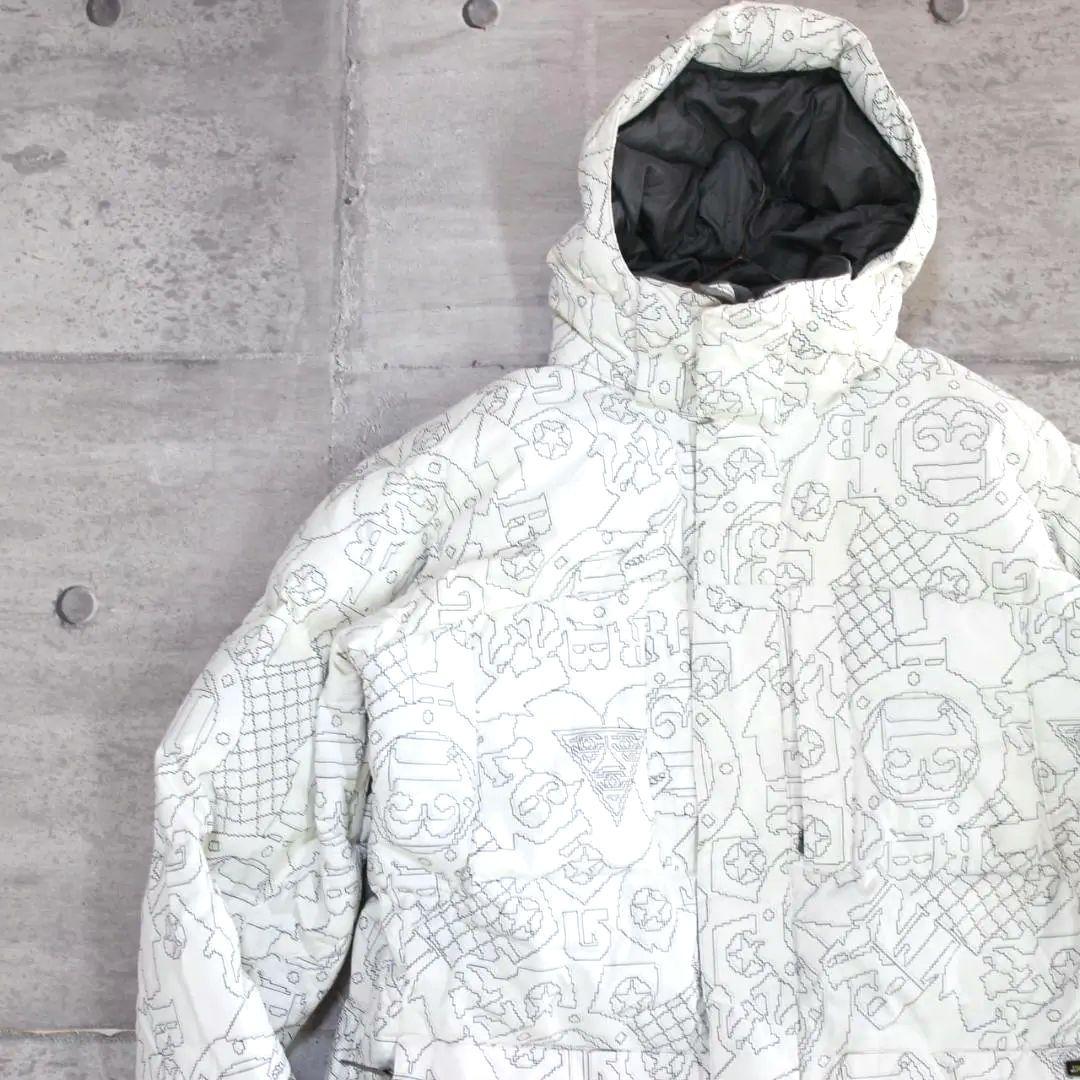 【美品 極暖 フェザーダウン】高機能 高撥水【M】BURTON スノージャケット