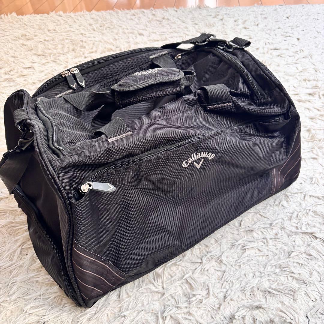 【新品美品】キャロウェイ Callaway ボストンバッグ シューズ収納付