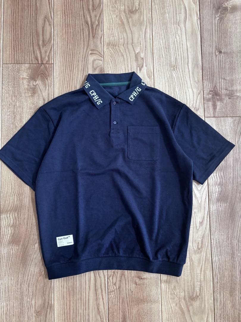 Cph/Golf ネイビーシャツ medium ポロシャツ