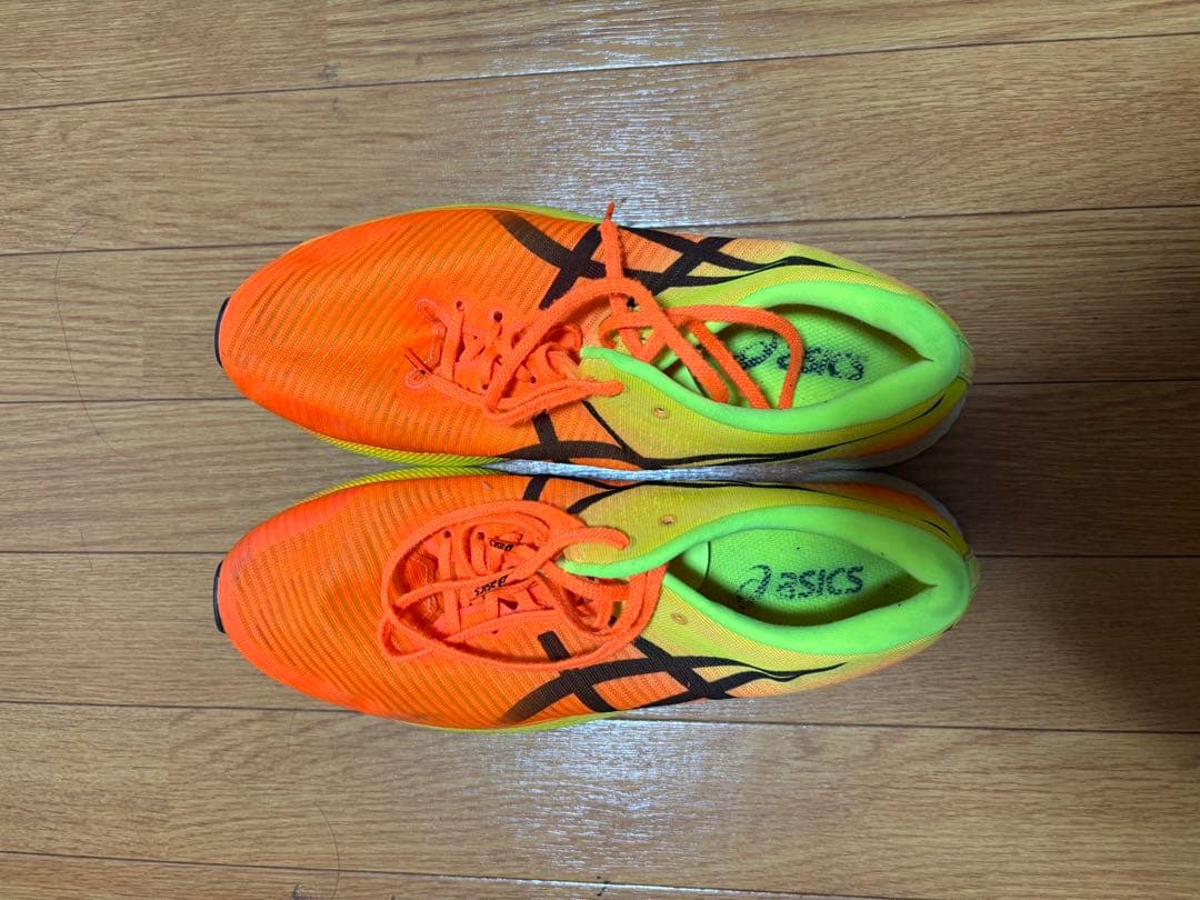 ASICS メタスピードスカイ オレンジ/イエロー