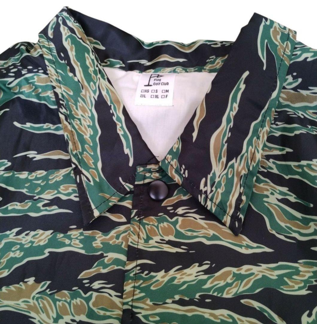 Flog Golf フロッグゴルフ タイガーカモ スカル バックプリント L