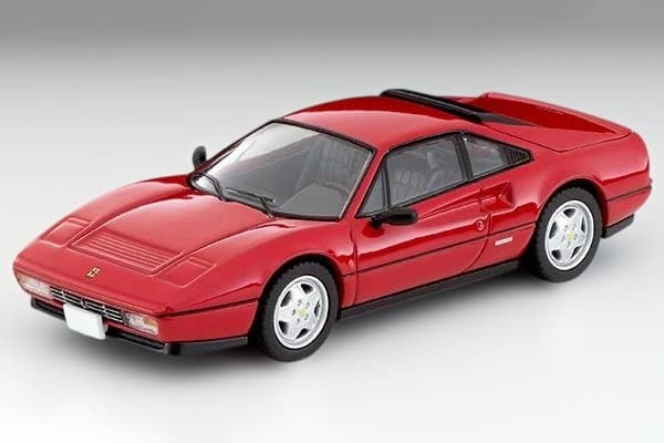 【未使用・TOMYTEC】フェラーリ 328 GTB（後期型）（赤）