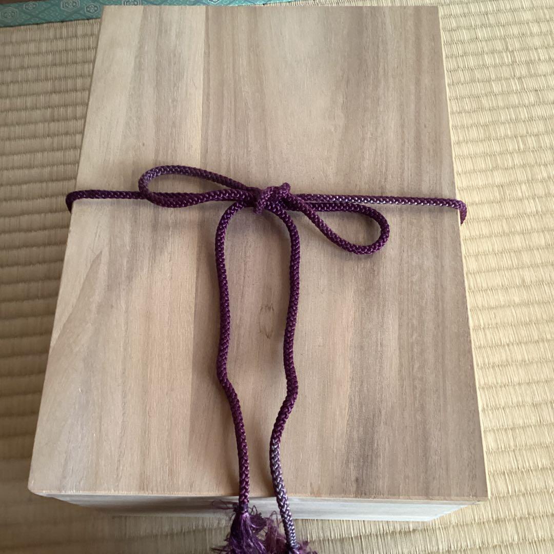 能面　木彫り　桐箱入り　工芸品