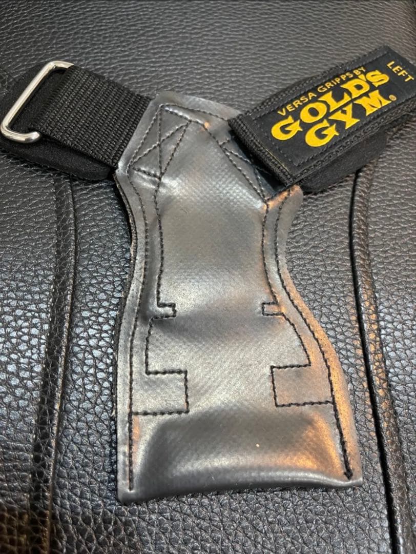 GOLD'S GYM パワーグリップ ブラック Mサイズ