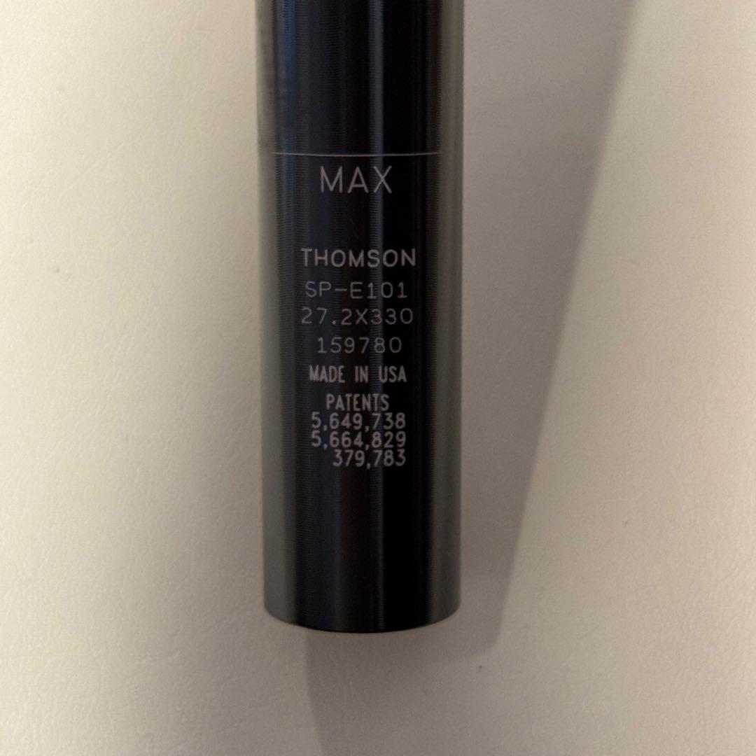 THOMSON トムソン SP-E101 シートポスト 27.2x330mm