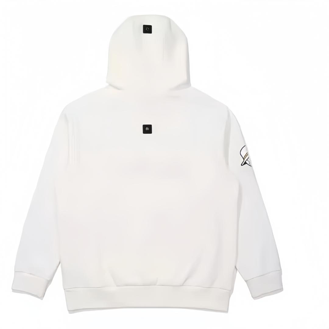 マルボンゴルフ パーカー 長袖 トレーナー メンズウェア ハーフジップ 白色 M