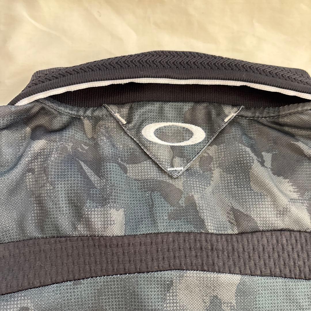 オークリー　Oakley 迷彩柄 ポロシャツ Lサイズ　ゴルフウェア