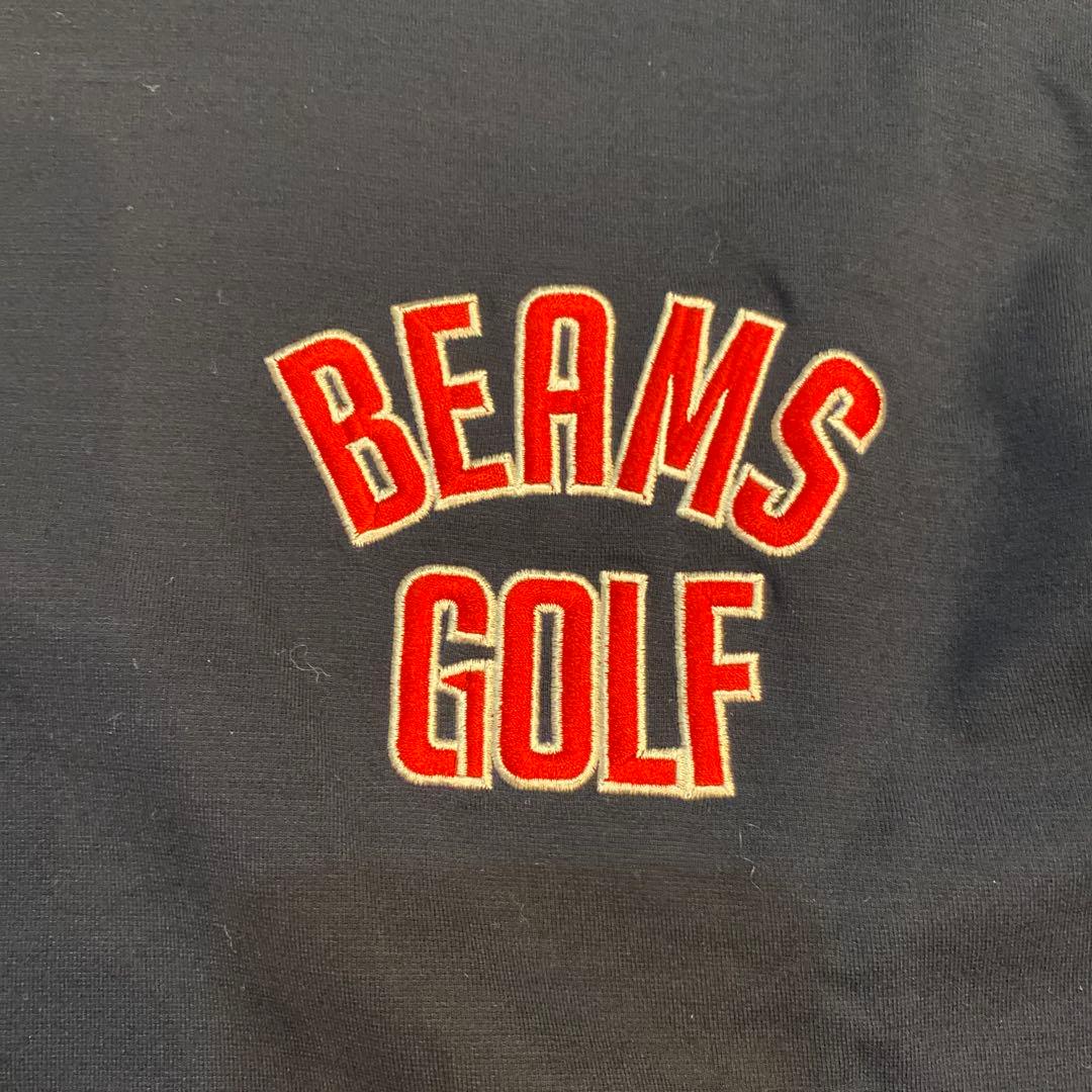 BEAMS GOLF 長袖ハイネックシャツ ネイビー　M