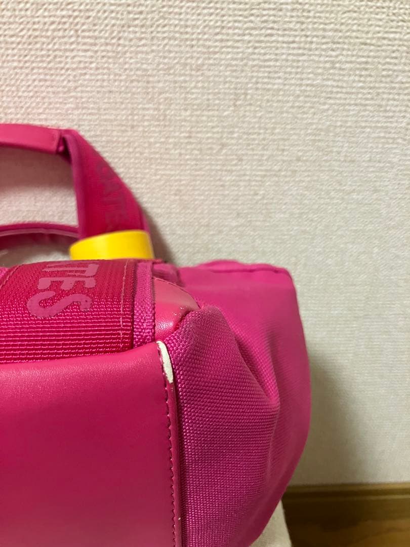 PEARLY GATES ペイントロゴ　カートバッグ　ピンク