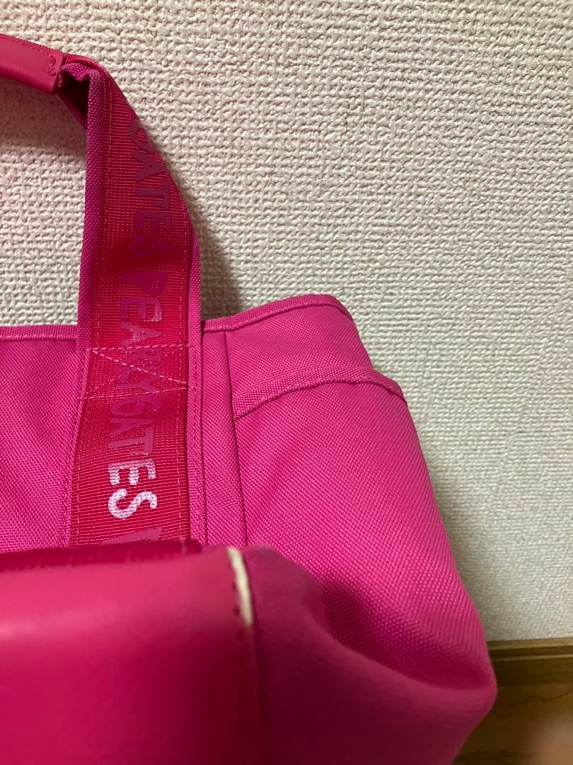 PEARLY GATES ペイントロゴ　カートバッグ　ピンク