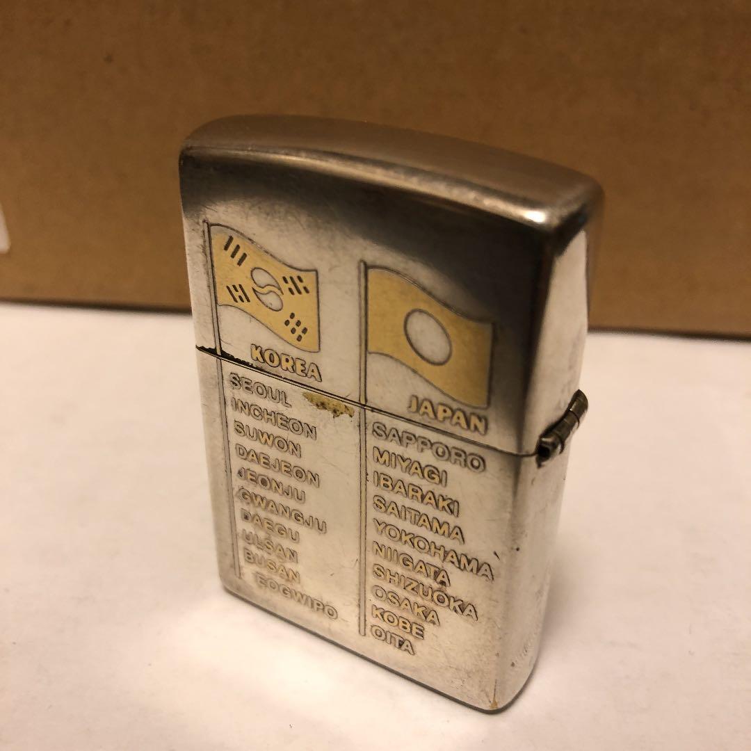 zippo ジッポー　日韓　ワールドカップ　FIFA 2002 トロフィー　レア