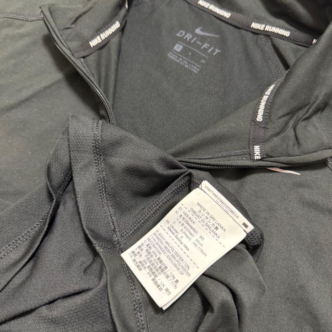 新品☆Nike DRI-FIT ハーフジッパートップス ブラック