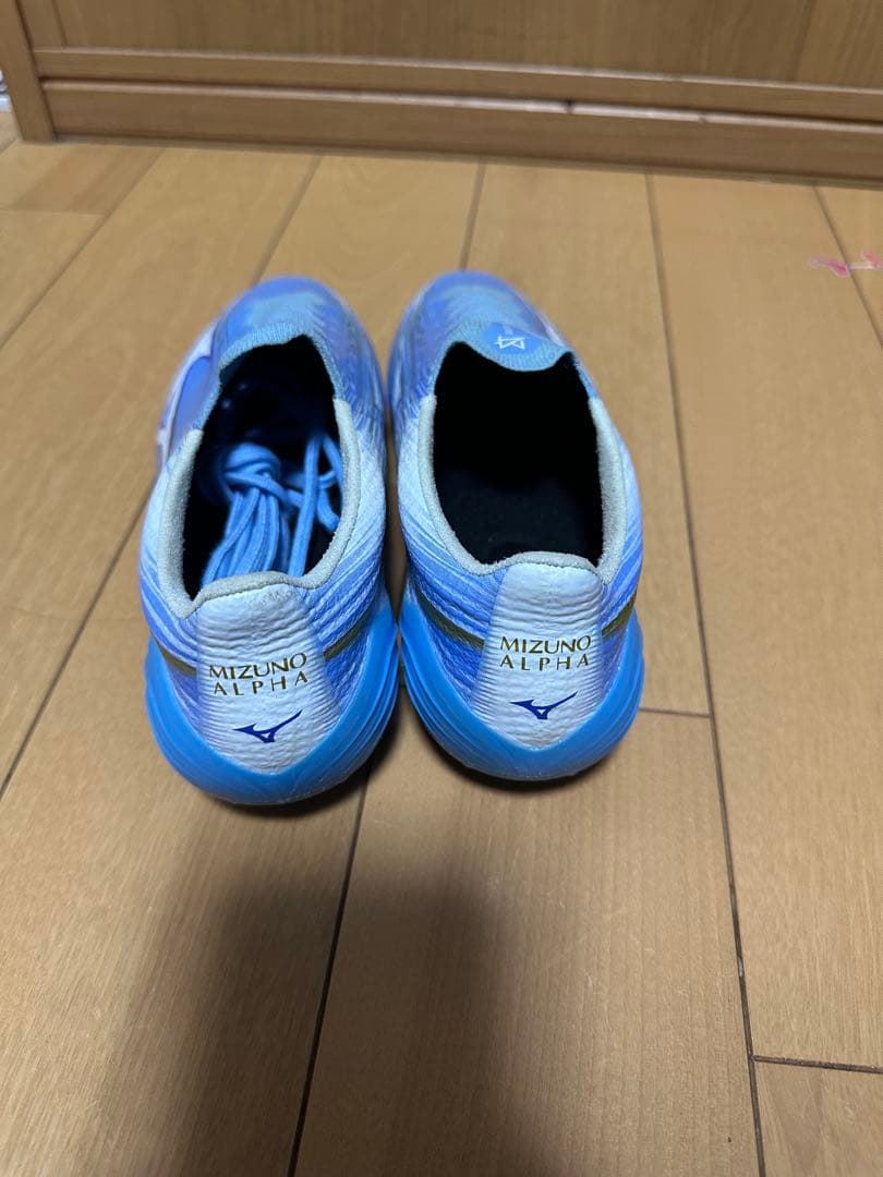 ミズノアルファ 3 ELITE　ユニティスカイブルー×ホワイト　23センチ