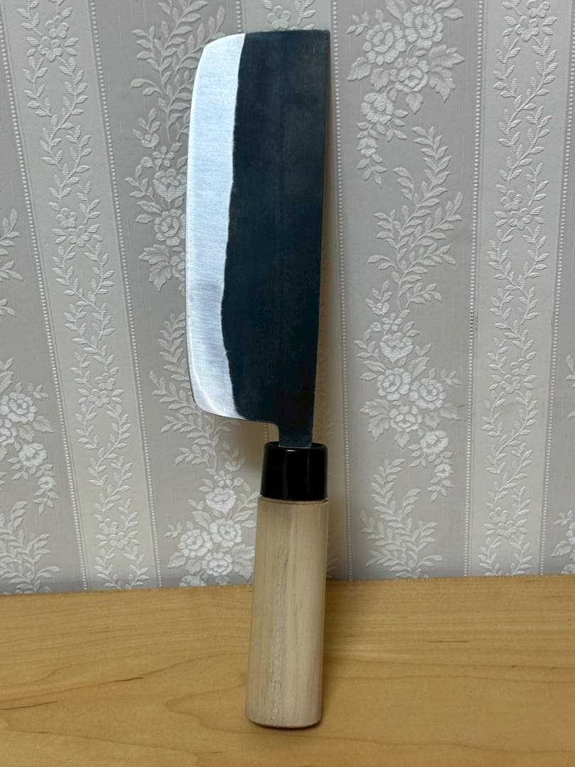 ②未使用品　正宗工芸美術製作所　相州鎌倉扇ヶ谷　正宗二十四代孫綱廣謹製　菜切包丁