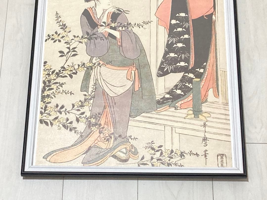 【額縁付き】A2 ポスター 喜多川歌麿 浮世絵ポスター 2