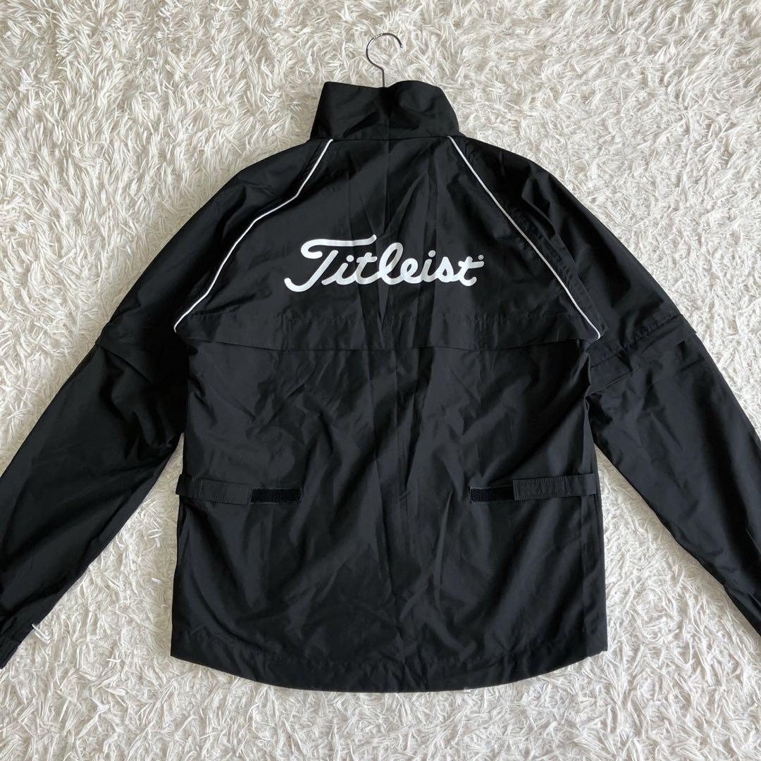 ◎未使用極美品 タイトリスト ゴルフ レインウェア 上下セット XL 黒