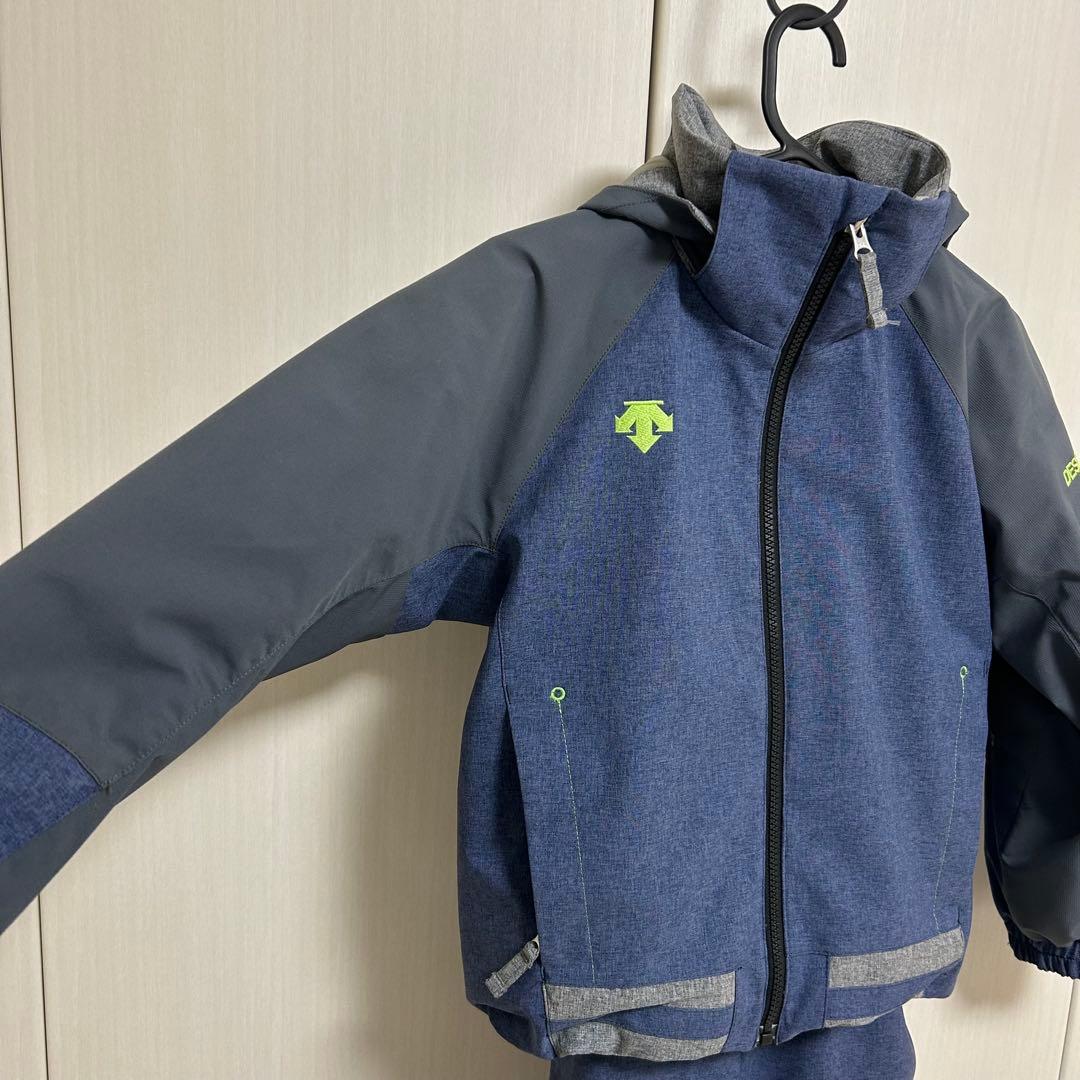 DESCENTE 子ども用スキーウェア ネイビー　130cm 帽子　おまけ