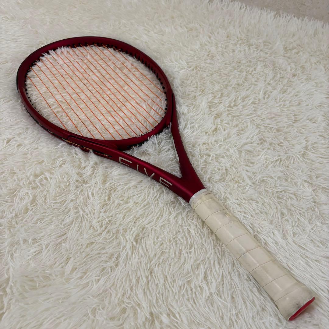 Wilson TRIAD FIVE テニスラケット 硬式用 G1 1/8 レッド