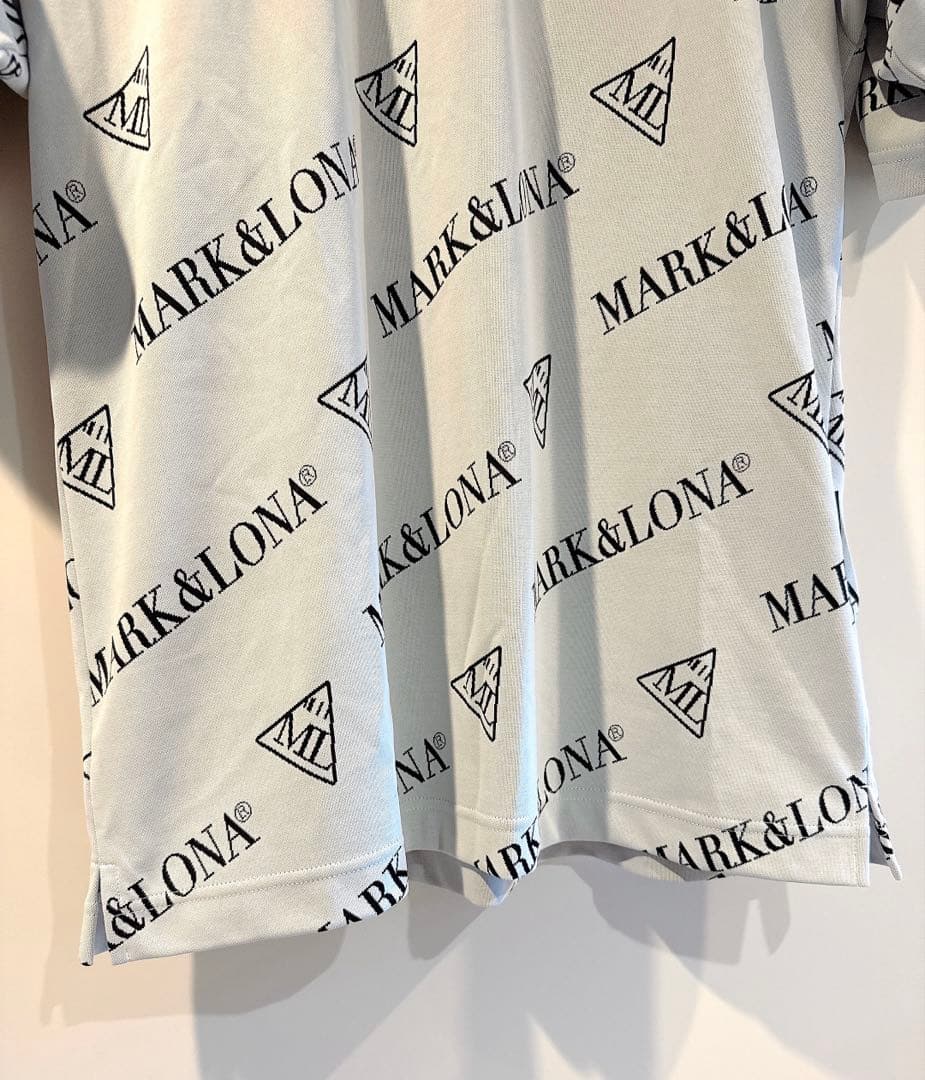 美品 ★ MARK&LONA コード ポロシャツ マーク&ロナ ホワイト 正規品