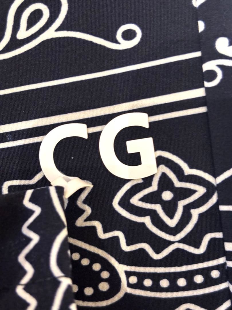 美品　PGG ペイズリー柄ゴルフパンツ　4 PEARLY GATES ネイビー