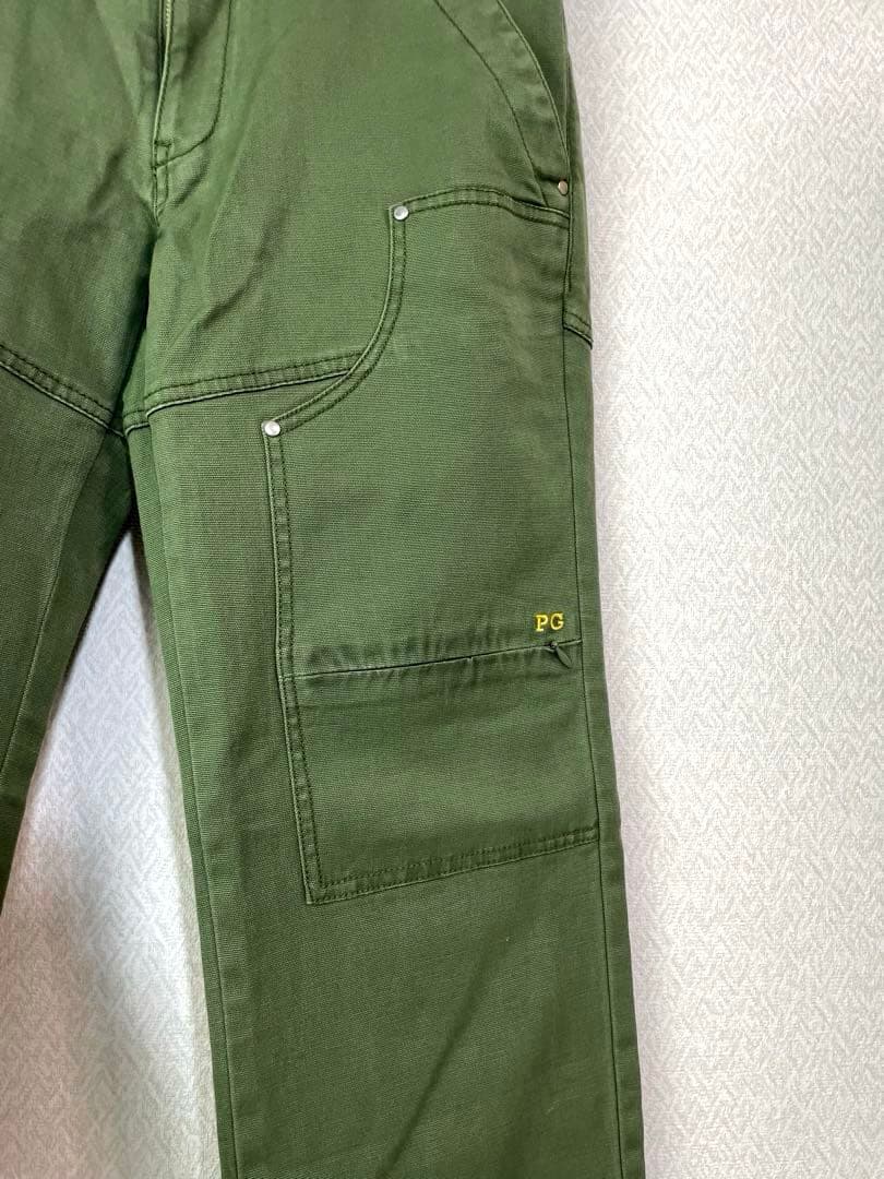 PEARLYGATESパーリーゲイツ　ストレッチパンツ グリーンサイズ5