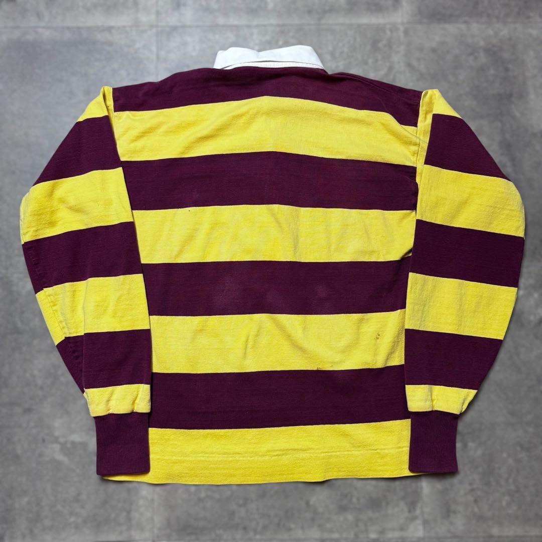 LANDS’END ラガーシャツ XL ラグビーシャツ 長袖 ポロシャツ