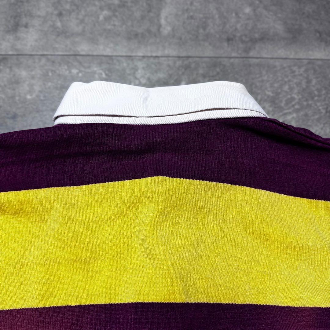LANDS’END ラガーシャツ XL ラグビーシャツ 長袖 ポロシャツ