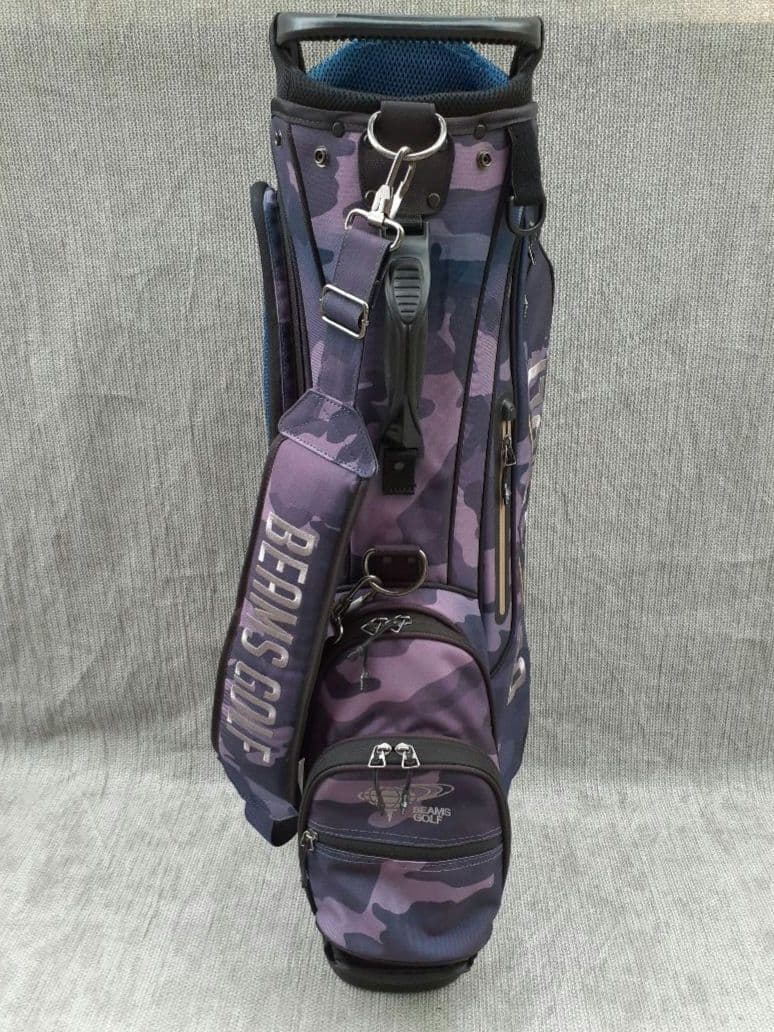 BEAMS GOLF ビームスゴルフ ブルーグレーカモフラ キャディバック