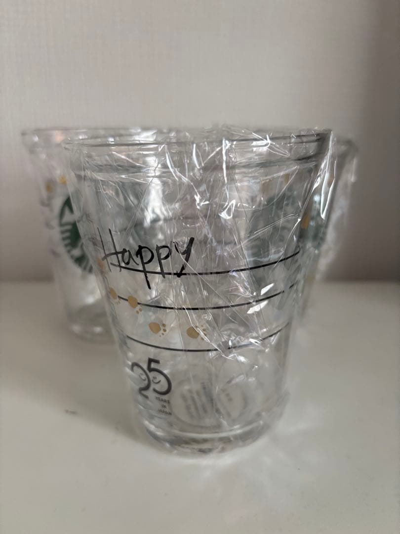 スターバックス　日本上陸25周年記念　グラス3個セット