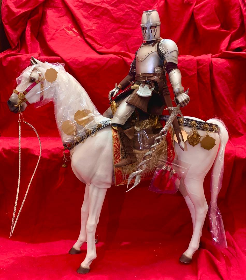 1/6 スケール　戦馬　馬　可動　フィギュア　ホットトイズ 系　模型　置き物