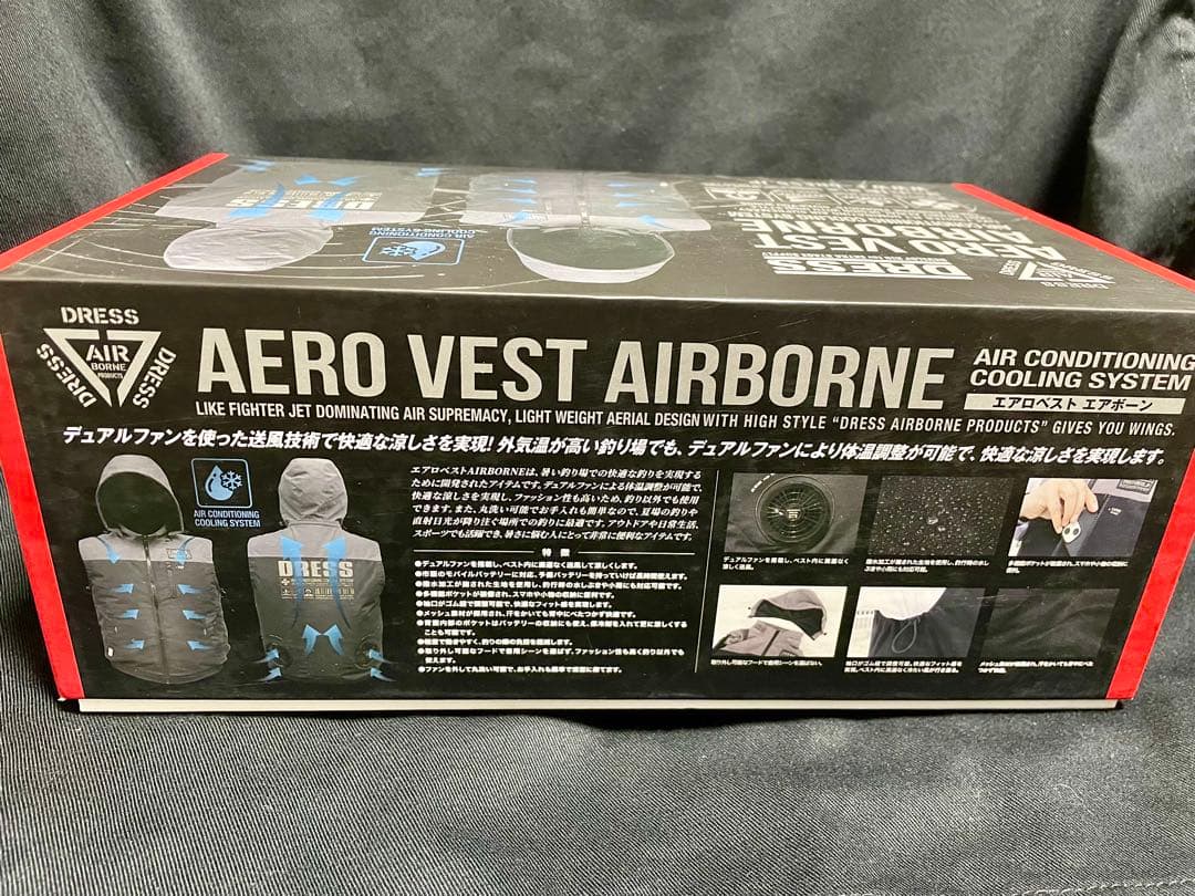 DRESS AERO VEST AIRBORNE 空調服 4XL