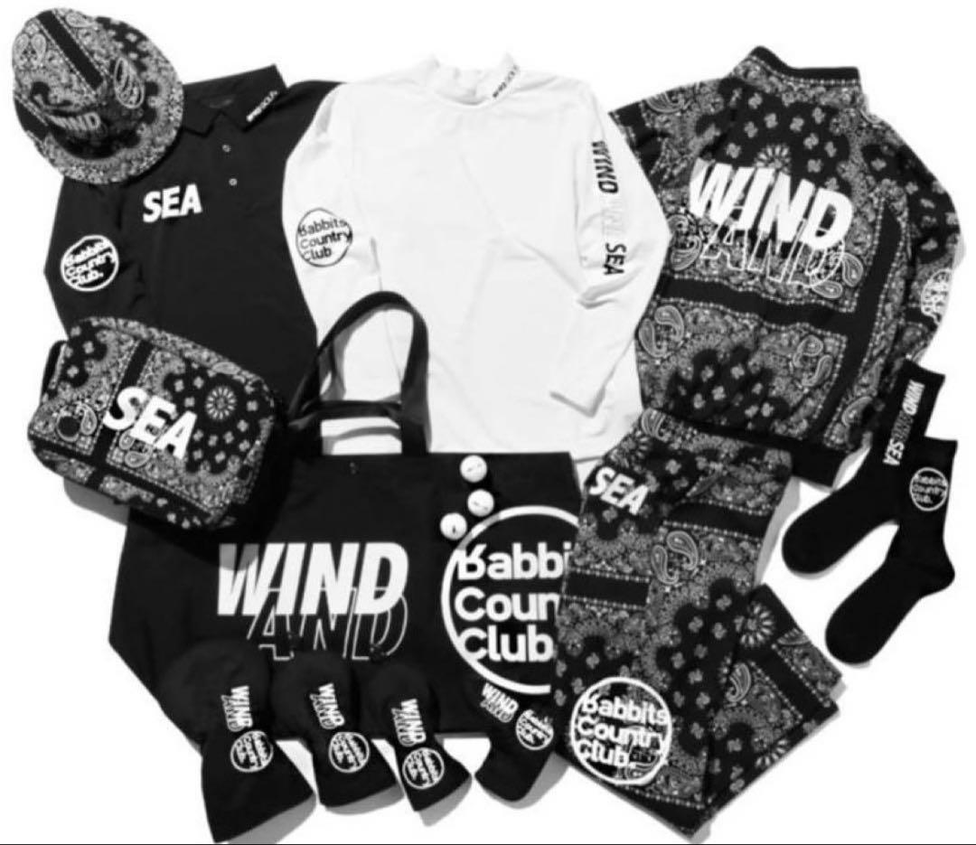 【完売品】 WIND AND SEA × FR2 GOLF ペイズリー パーカー