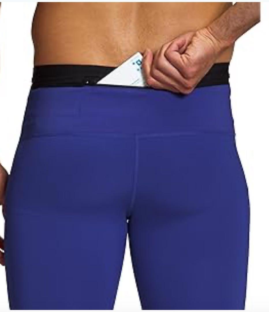 日本未発売　ノースフェイス タイツ　ランニング　トレイル　USA ロングタイツ青