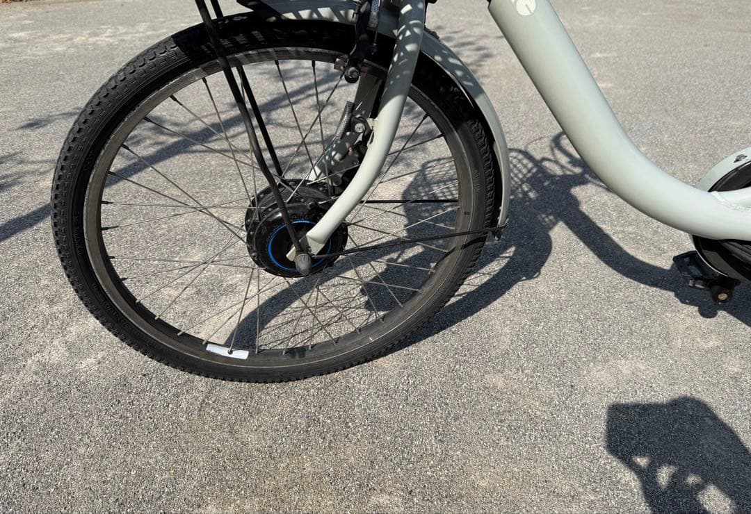 戸田市引取限定 ビッケモブ dd bikke MOB 電動アシスト グレー