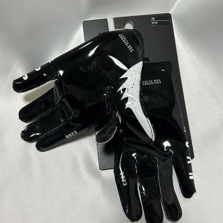 【新品】 アメフト Jordan Knit グローブ　ブラック　M