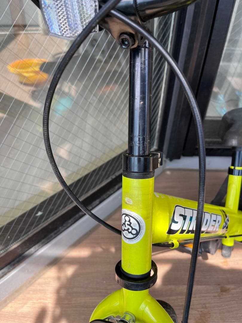 STRIDER ストライダー 14x LIME YELLOWグリップカスタム