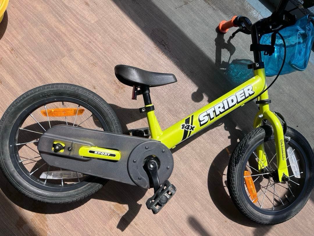 STRIDER ストライダー 14x LIME YELLOWグリップカスタム